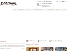 Tablet Screenshot of flextrim.com